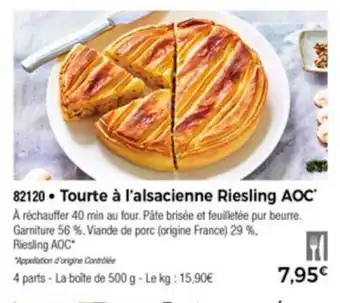 Thiriet Tourte à l'Alsacienne Riesling AOC offre