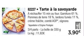 Thiriet Tarte à La Savoyarde offre