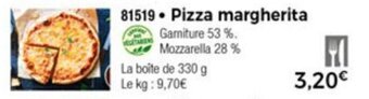 Thiriet Pizza Margherita offre