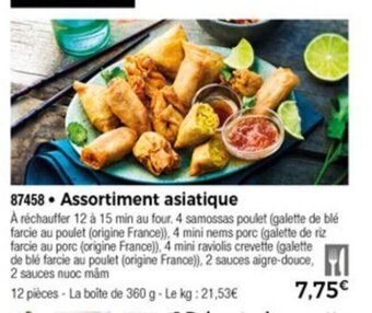 Thiriet Assortiment Asiatique offre