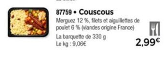Thiriet Couscous offre