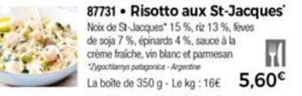Thiriet Risotto Aux St-Jacques offre