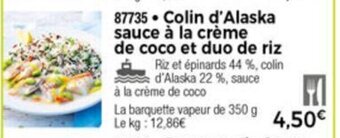 Thiriet Colin d'Alaska offre