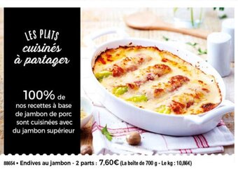 Thiriet Endives Au Jambon offre