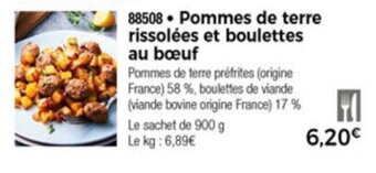 Thiriet Pommes de Terre offre