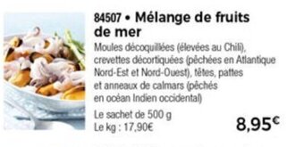 Thiriet Mélange de Fruits de Mer offre