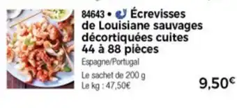 Ăcrevisse de Louisiane Sauvages
