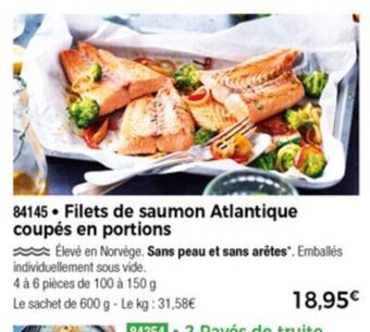 Thiriet Filets de Saumon Atlantique offre