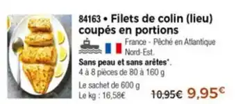 Thiriet Filets de Colin Lieu offre