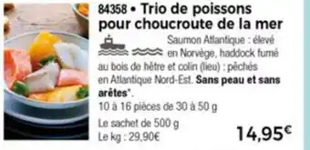 Thiriet Trio de Poissons offre