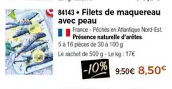 Filets de Maquereau