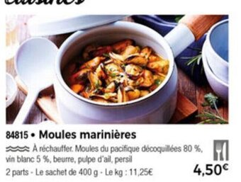 Thiriet Moules Marinières offre