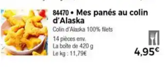 Thiriet Mes panes au colin d'alaska offre