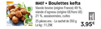 Thiriet Boulettes kefta offre