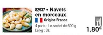 Thiriet Navets en morceaux offre