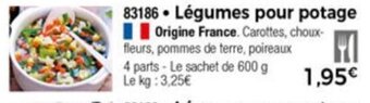 Thiriet Légumes pour potage offre
