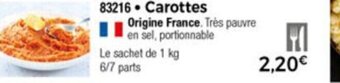 Thiriet Carottes offre