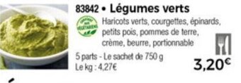 Thiriet Légumes verts offre