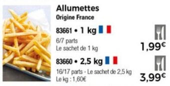 Thiriet Allumettes offre