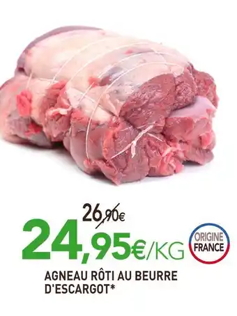 naturéO Agneau rôti au beurre d'escargot offre