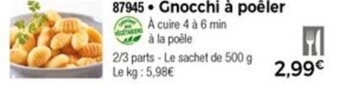 Thiriet Gnocchi â poéler offre