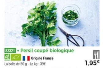 Thiriet Persil Coupé Biologique offre