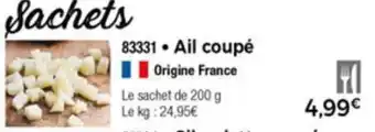 Thiriet Ail Coupé offre