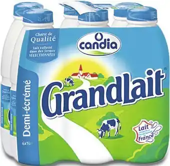 Casino Supermarchés Lait demi-écrémé GrandLait offre