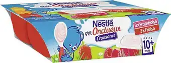 Casino Supermarchés P’tit Onctueux Croissance Framboise Fraise offre