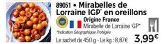 Thiriet Mirabelles De Lorraine IGP' En Oreillons offre