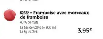 Thiriet Framboise Avec Morceaux De Framboise offre