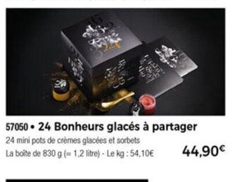 Thiriet 24 Bonheurs Glacés A Partager offre