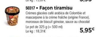 Thiriet Facon Tiramisu offre