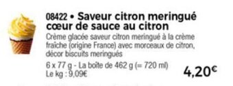Thiriet Saveur Citron Meringué Coeur De Sauce Au Citron offre