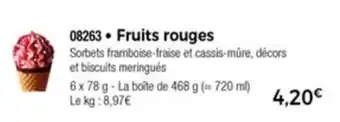 Thiriet Fruits Rouges offre