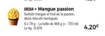 Thiriet Mangue Passion offre
