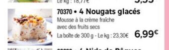 Thiriet 4 Nougats Glacés offre