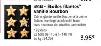 Thiriet étoiles Filantes Vanille Bourbon offre