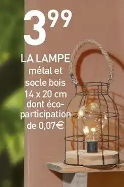 Stokomani LA LAMPE offre