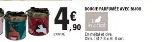 E.Leclerc Bougie Parfumée Avec Bijou offre