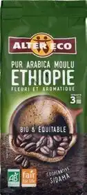 Auchan Bon plan sur la gamme des produits bio de la marque Alter Eco offre