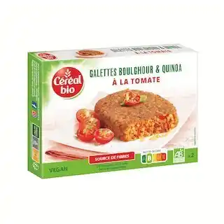 Auchan Galettes quinoa tomates bio offre