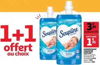 Auchan Soupline assouplissant concentré offre