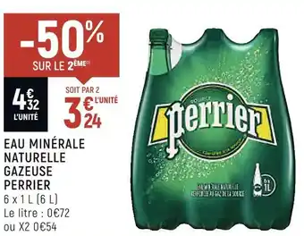 Petit Casino Perrier eau minérale naturelle gazeuse offre