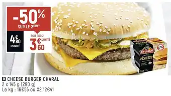 Spar Charal cheese burger offre
