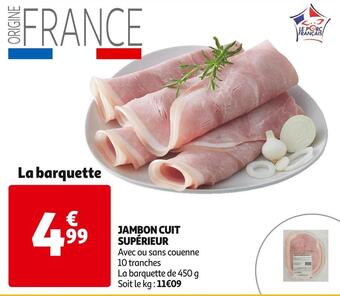 Jambon cuit supérieur