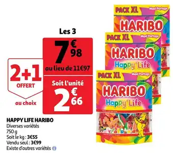 Auchan Haribo happy life offre
