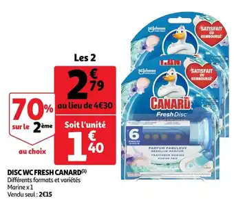 Auchan Canard disc wc fresh offre