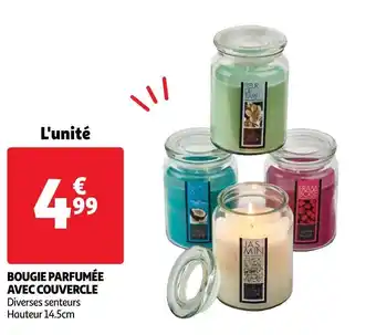Auchan Bougie parfumée avec couvercle offre