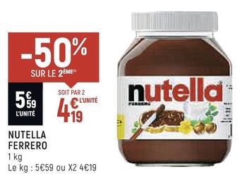 Nutella nutella ferrero
